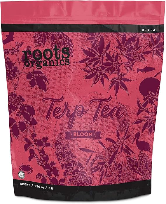 Roots Organics Terp Tea Bloom Micronized Dry Fertilizer, 3-7-4 NPK, 3 Lb