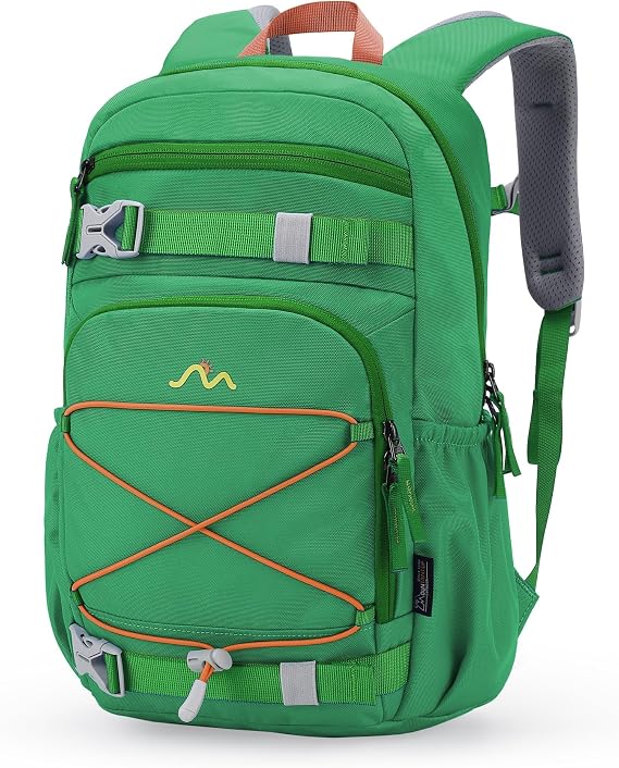 MOUNTAINTOP Kids Backpack for Boys Girls Elementary Kindergarten School Bag Lightweight Children Daypack | 15L/18L Elementary Kindergarten Lightweight breathable straps, chest support, spacious storage for school, travel, hiking