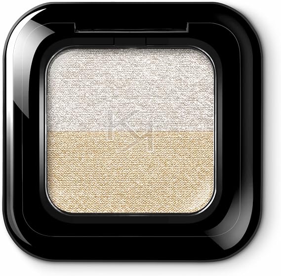 KIKO Milano Bright Duo Eyeshadow 01, Duo Eyeshadow With Rich, Intense Colour Payoff