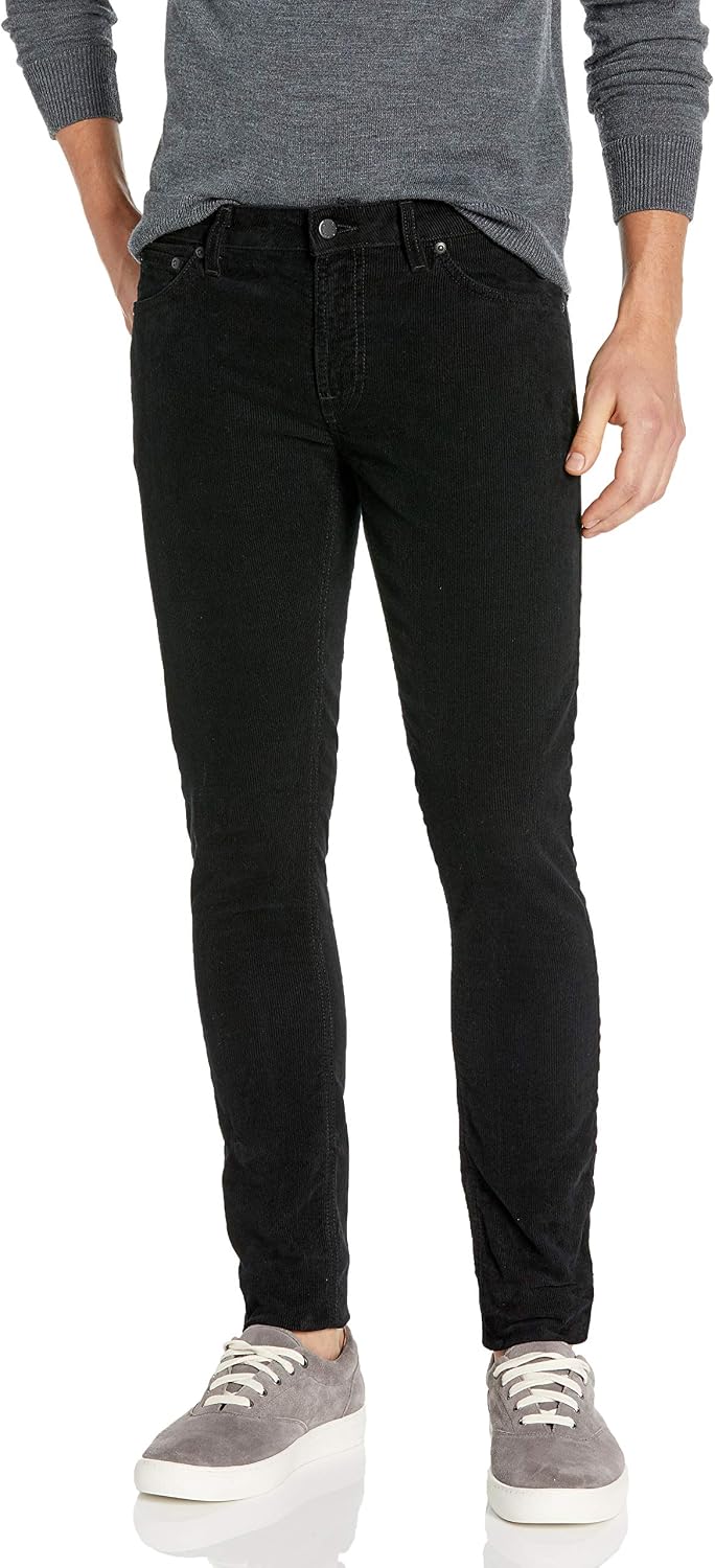 Nudie Jeans Skinny Lin Black Cord