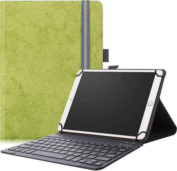 for DOOGEE U11 Pro/SKYEGG K15 Tablet Case 11inch Cover with Keyboard, 2-in-1Universal 9~11inch Case. (Green, DOOGEE U11 Pro/SKYEGG K15)