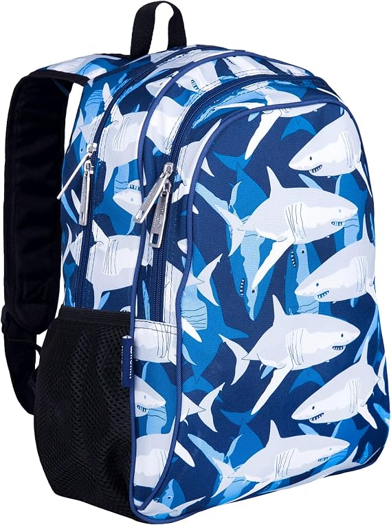 Wildkin 15 Inch Backpack for Kids, Sharks