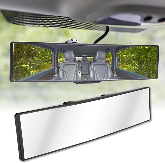 Rear View Mirror, Universal 11.4 Inch Interior Extended Rear View Mirror
