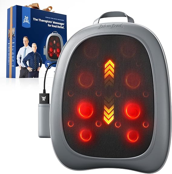 BOB AND BRAD Back Massager for Pain Relief Deep Tissue FSA Eligible HSA