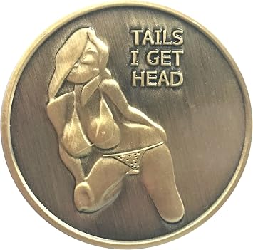 Bikini Pin Up Girl Good Luck Challenge Coin