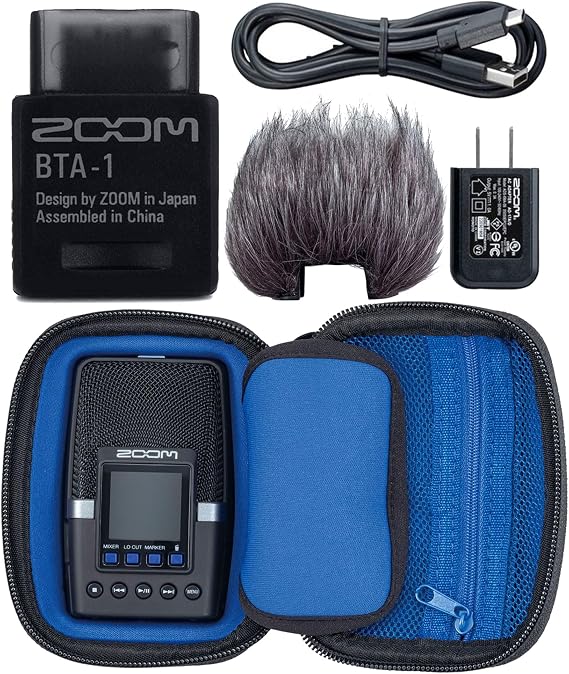 Zoom APH-2e Accessory Pack for H2essential Portable Recorder + ZOOM BTA-1 Bluetooth Adaptor For ARQ AR-48, L-20, H3-VR & F6