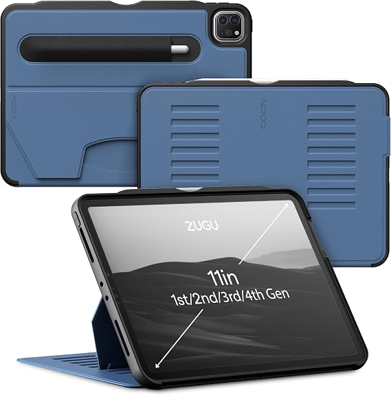 ZUGU CASE for iPad Pro 11 1st/2nd/3rd/4th Gen 2018/20/21/22 [Slate Blue]