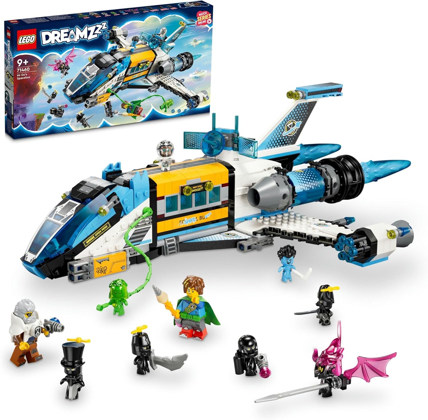 LEGO Dreamzz Professor Ozs Spaceship Toy for Boys and Girls, Children, Educational Toy, Birthday Gift, Present, Building Blocks, Ages 9 to 11, Pretend Play, 71460
