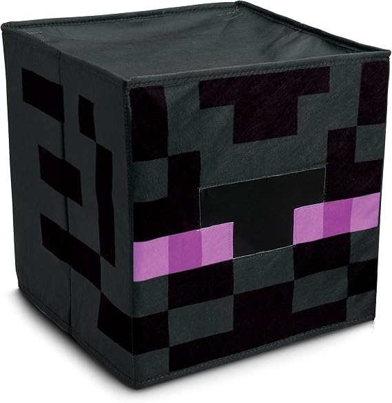 Disguise Minecraft Enderman Block Head, Official Minecraft Costume Accessory for Kids, Single Size Costume Mask (14+)