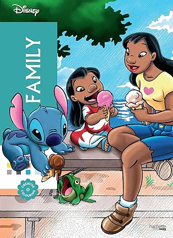 Mystery Colouring - Family: Reveal iconic Disney characters with colour by number