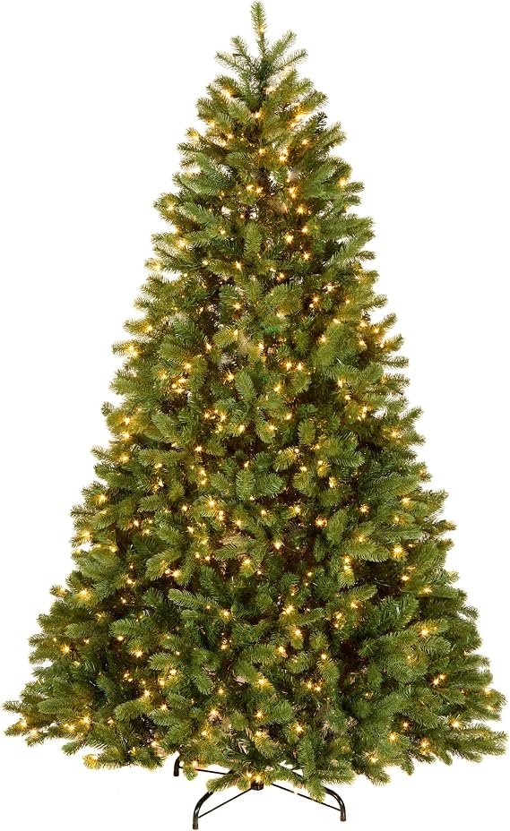 National Tree Company 7.5ft Pre-Lit Downswept Douglas Fir Christmas Tree