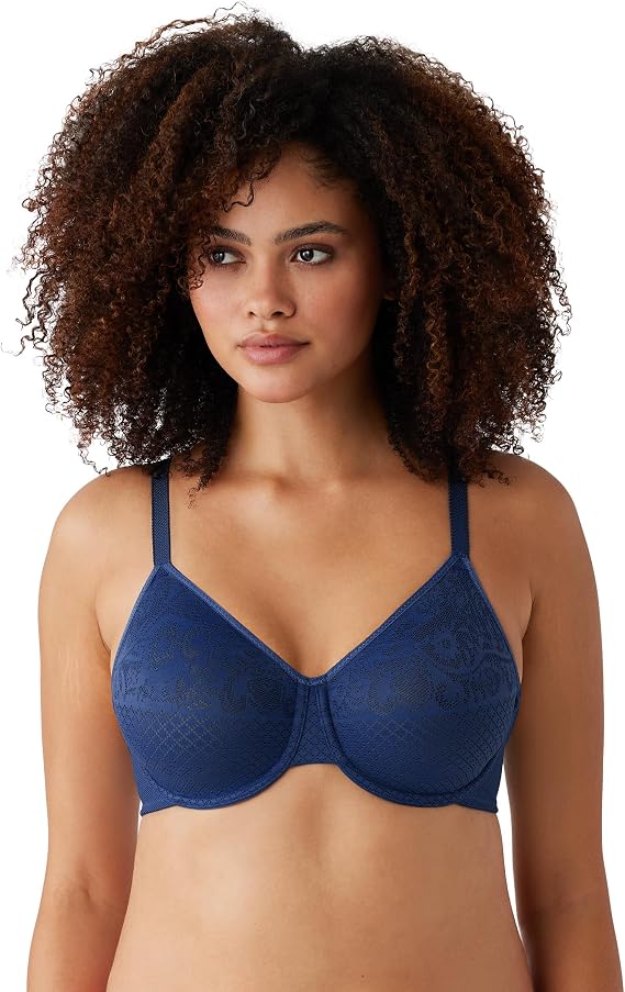 Wacoal Women's Visual Effects Minimizer Bra, 857210 | Unlined, Underwire, Full Coverage, Reduces Bustline