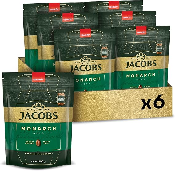 Jacobs Monarch Gold 200 gr x 6 Paket