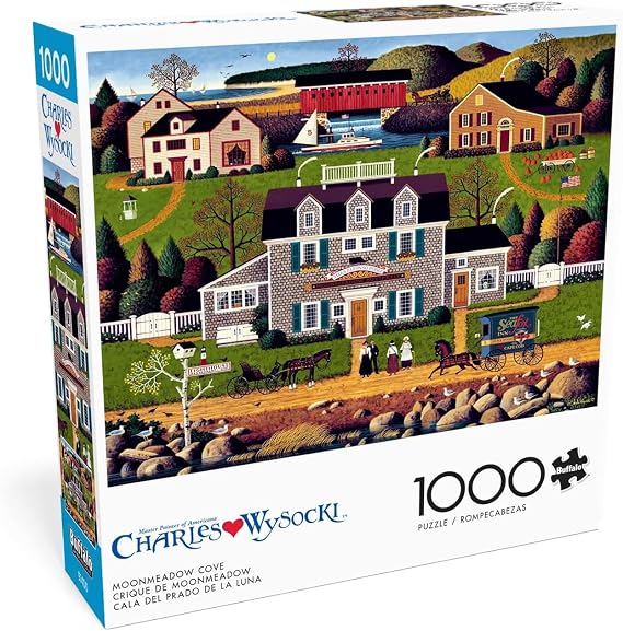Buffalo Games Charles Wysocki Moonmeadow Cove 1000 Piece Puzzle for Adults