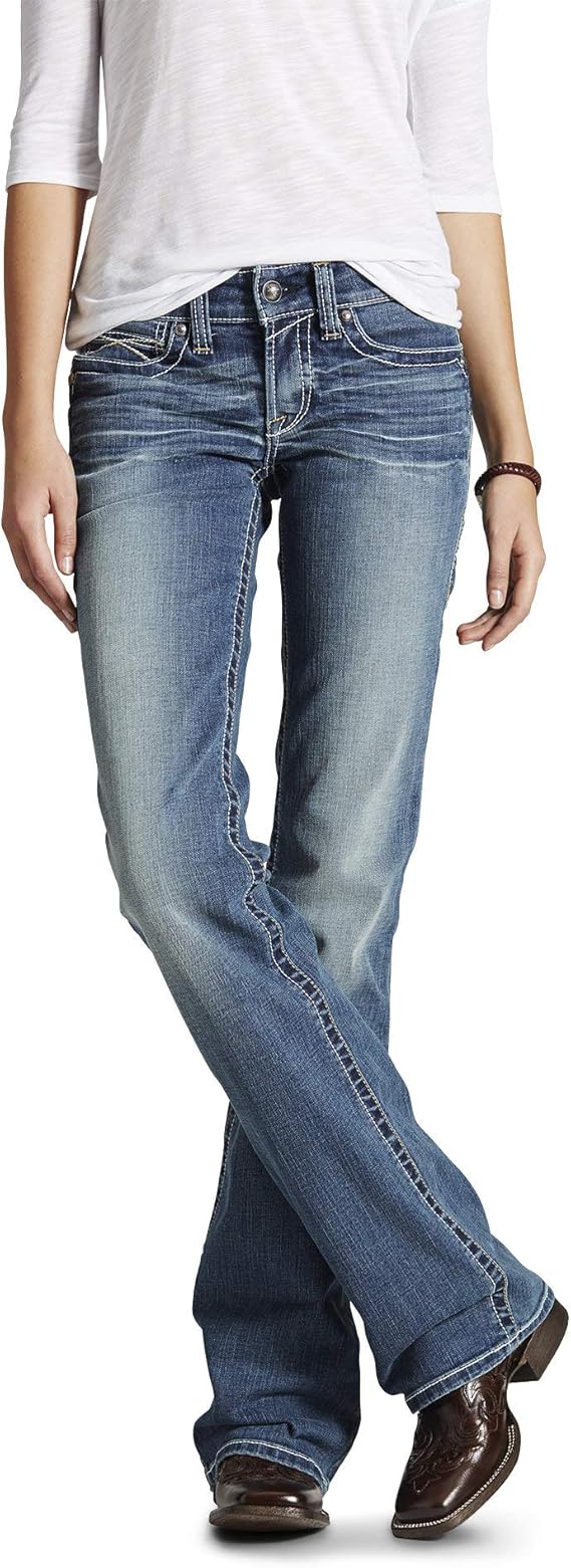 Ariat Women's R.E.A.L. Mid Rise Boot Cut Jeans