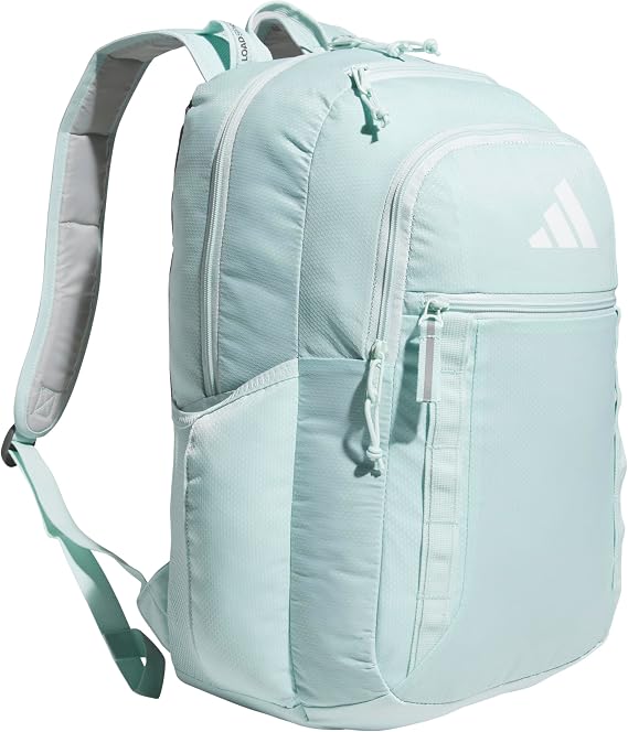 adidas Excel 6 Backpack | Padded 16-In. Laptop Sleeve, Multiple Organizer Pockets, Water-Bottle Pockets, LoadSpring Carry, School Gym & Travel Ready