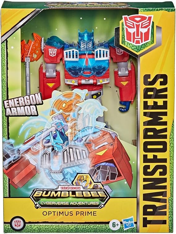 Transformers Toys Cyberverse Ultimate Class Optimus Prime Action Figure - Combines with Energon Armour to Power Up - For Kids Ages 6 and Up, 9-inch E7112ES1