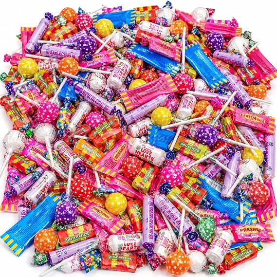 GROBITS Pick & Mix Sweets 1kg, Variety Bulk Candy Bag, Retro Sweets