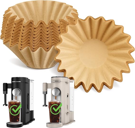 250 Pcs Disposable Coffee Paper Filters for Ninja Pod & Grounds
