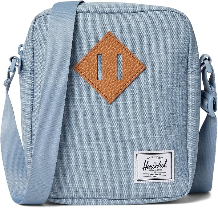Herschel Supply Co. Unisex, HeritageTM Crossbody, Ashley Blue Crosshatch, One Size