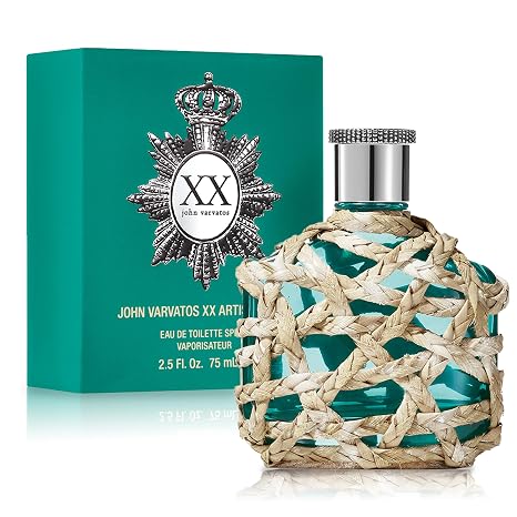 John Varvatos Men's Cologne, XX Artisan Teal Eau de Toilette EDT Spray, Aquatic Scent with Notes of Rosemary, Mineral Driftwood and Baie Rose