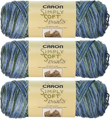 Caron Simply Soft Yarn Paints 3-Pack Spring Brook C9700P-4