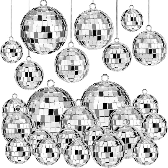 JOERSH Disco Ball Decorations, 20Pcs, 4 Sizes