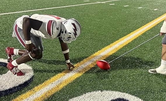 Football Snapper Stick, Telescoping Training Tool, Easily Collapsable, Extends Over 48 Inches Long, Easily Transportable