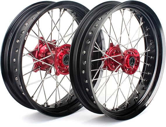 TOFR 17" Wheels Rims for Honda CRF250R 04-13 CRF450R 02-12 CRF250X 04-16