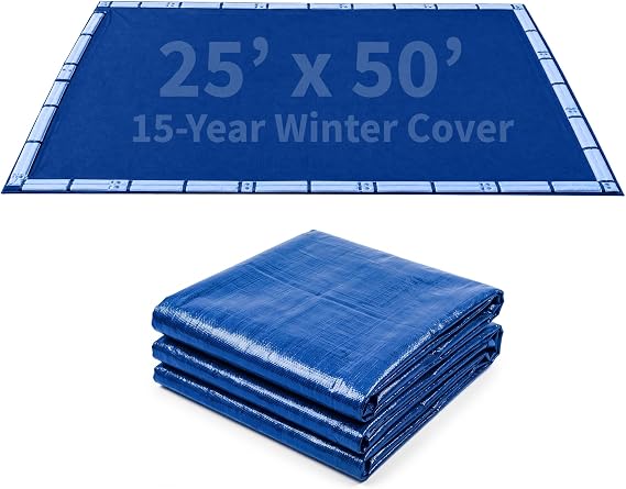 Blue Wave Arctic Armor 25x50-ft Rectangular In-Ground Pool Winter Cover