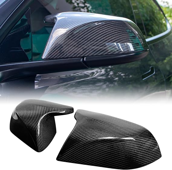 Real Carbon Fiber Mirror Caps for 2017-2026 Tesla Model 3 All Trims