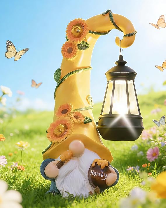 twinbling Birthday Gifts for Women Mom Garden Gnome Statue