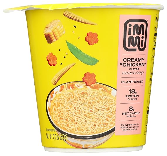Immi, Noodle Cup Creamy Chicken, 2.1 Ounce