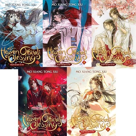Heaven Officials Blessing: Tian Guan Ci Fu Series 5 Books Set ( Vol. 1 - Vol. 5)