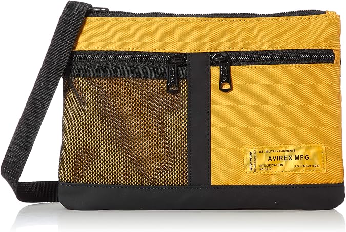 Avilex AX1143 Sacoche Bag, yellow mustard