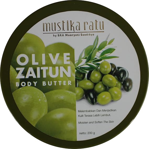 Olive Zaitun Body Butter By Mustika Ratu Indonesia 200 Gram