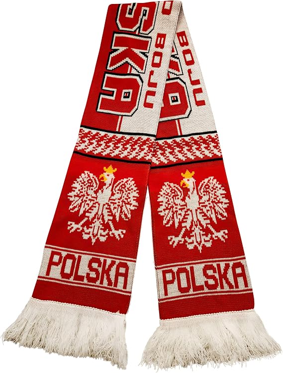 Poland Soccer Fan Scarf | Premium Acrylic Knit