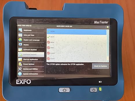 EXFO OTDR MAX730C + MAX-730C-SM2-IO-EI-EUI-91, OTDR Module + IOLM Function, 1310/1550/1625nm 39/38/39db
