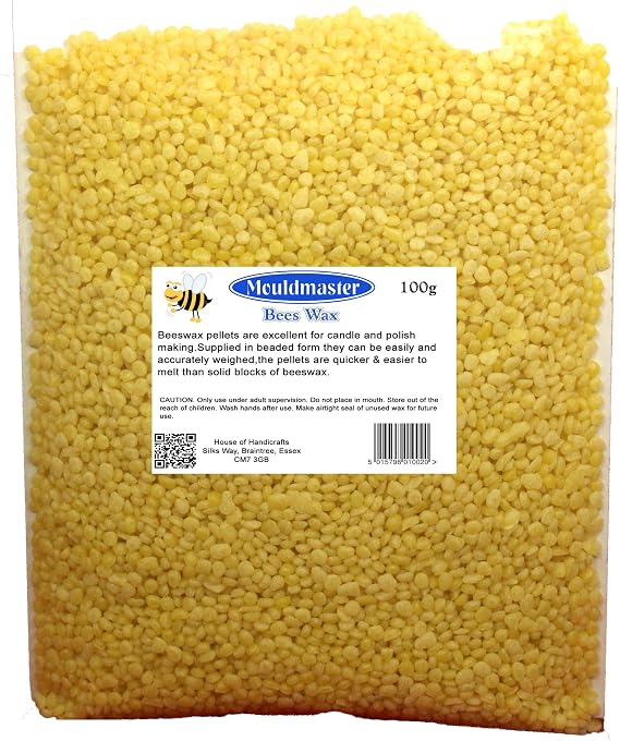 Mouldmaster 100 g Bees Wax, Golden Yellow