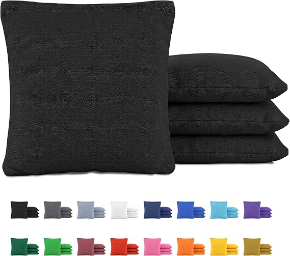 GoSports Classic Cornhole Bean Bags Set of 4-16 Colors Available - Regulation All Weather, Mix and Match