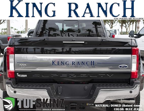 King Ranch Tailgate Inserts - Compatible with 2017-2019 Super Duty