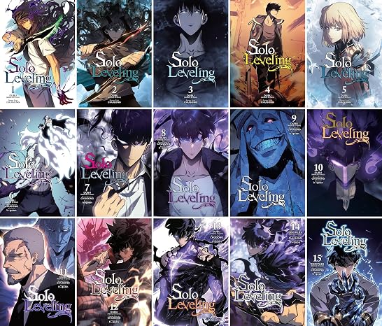 Solo Leveling Manga Series 15 Collection Books Set Vol 1-15 by Chugong