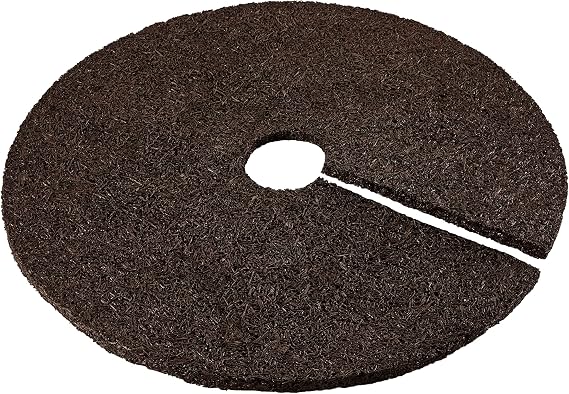 24" Rubber Mulch Tree Ring - 3 Pack (Brown)