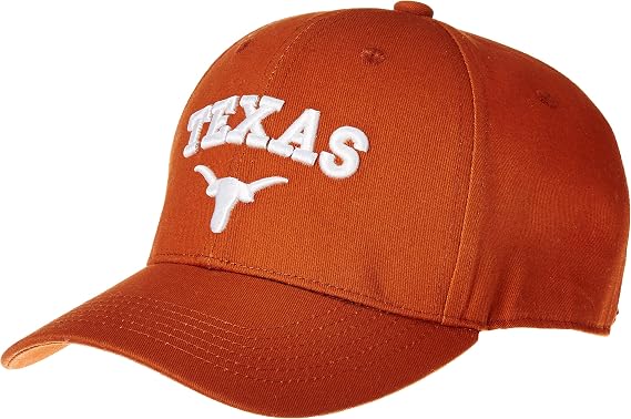 Pro Sport Texas Classic Fitted Cap - Men's Orange Baseball Cap - Texas A&M University - Sports Fan - Large