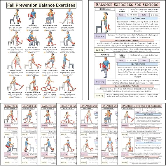 Fall Prevention Balance Exercises for Seniors