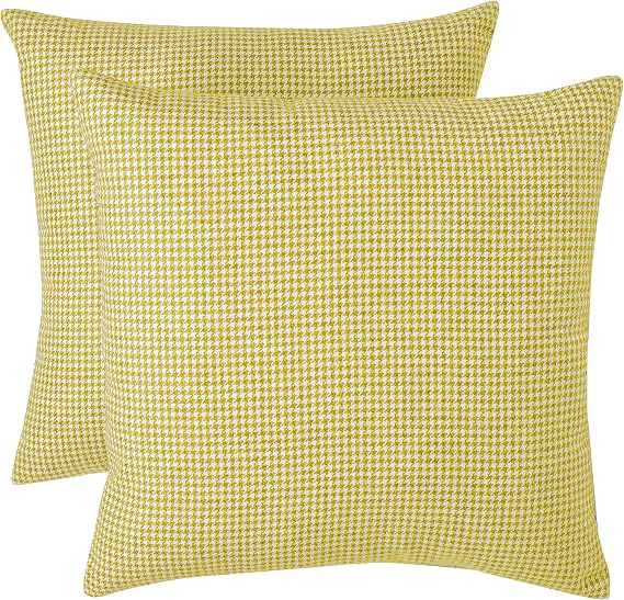 Threshold Decorative Pillows Sofa Throw Cushions, Yellow